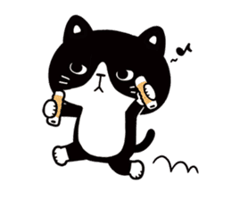 Hachi the Alley cat sticker #9442395