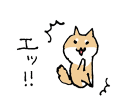 Funny Shiba dog sticker #9443622