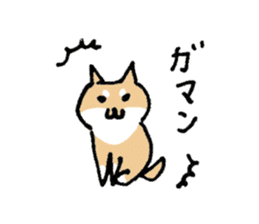 Funny Shiba dog sticker #9443625