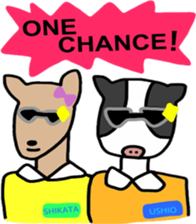 Shikata san and Ushio san Sticker sticker #9444582