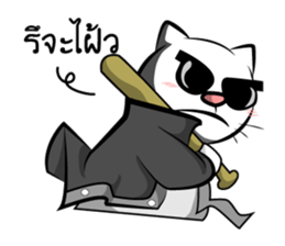 white cat flurry sticker #9444738