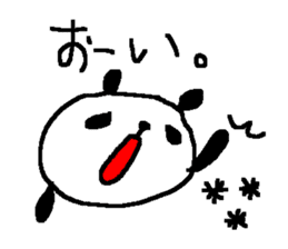 Cute Osaka Panda stickers. sticker #9444884