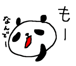 Cute Osaka Panda stickers. sticker #9444886