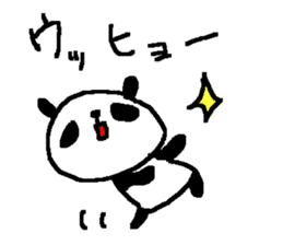Cute Osaka Panda stickers. sticker #9444891