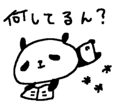 Cute Osaka Panda stickers. sticker #9444896