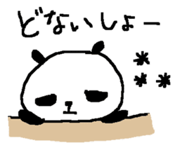 Cute Osaka Panda stickers. sticker #9444898