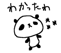 Cute Osaka Panda stickers. sticker #9444919