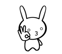Such as rabbits (No phrase) sticker #9445280