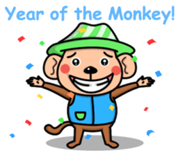 Mighty the Monkey sticker #9445680