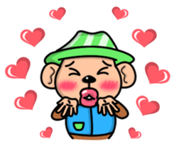 Mighty the Monkey sticker #9445683