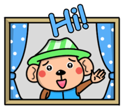 Mighty the Monkey sticker #9445688