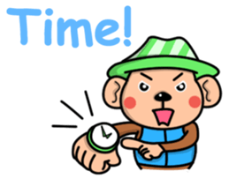 Mighty the Monkey sticker #9445689