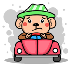 Mighty the Monkey sticker #9445690