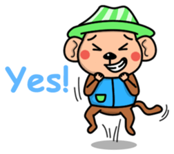 Mighty the Monkey sticker #9445691