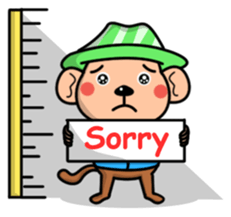 Mighty the Monkey sticker #9445696