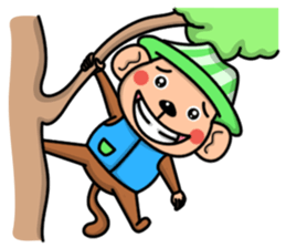 Mighty the Monkey sticker #9445697