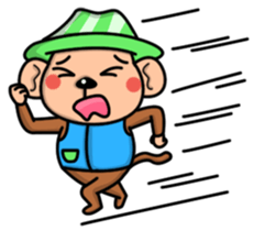 Mighty the Monkey sticker #9445699