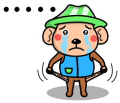 Mighty the Monkey sticker #9445700