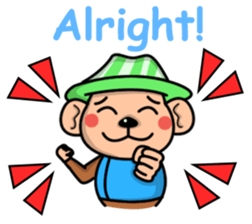 Mighty the Monkey sticker #9445705