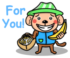 Mighty the Monkey sticker #9445708