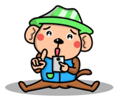 Mighty the Monkey sticker #9445716