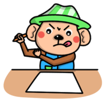 Mighty the Monkey sticker #9445717