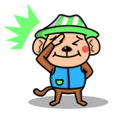 Mighty the Monkey sticker #9445719