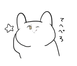 live freely rabbit and cat. sticker #9446121