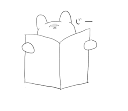 live freely rabbit and cat. sticker #9446130