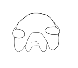 live freely rabbit and cat. sticker #9446135