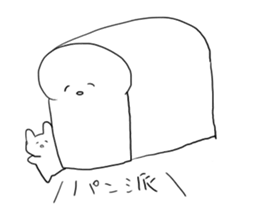 live freely rabbit and cat. sticker #9446143