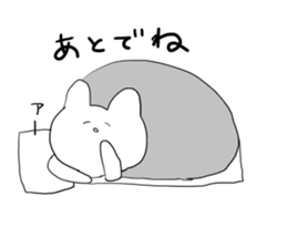 live freely rabbit and cat. sticker #9446147