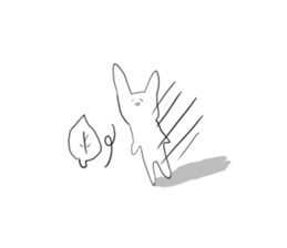 live freely rabbit and cat. sticker #9446154