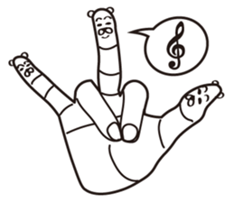 Finger Bear sticker #9446602