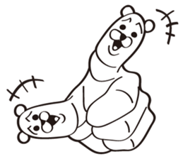 Finger Bear sticker #9446607