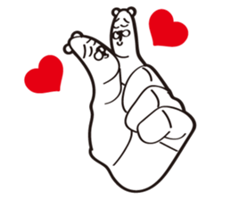 Finger Bear sticker #9446610
