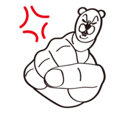 Finger Bear sticker #9446625