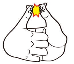 Finger Bear sticker #9446627