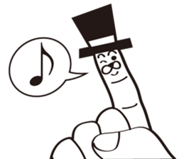 Finger Bear sticker #9446636