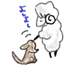 sheep sheep sheeps sticker #9446690