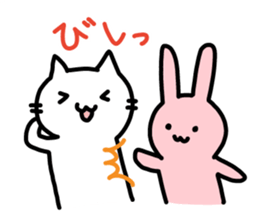 Comfortable cat Nyata & best friend sticker #9446739