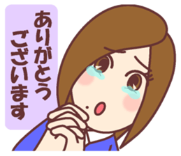 Natural healing women  Greeting of work sticker #9446853