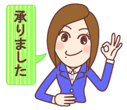 Natural healing women  Greeting of work sticker #9446862