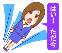 Natural healing women  Greeting of work sticker #9446865