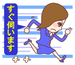 Natural healing women  Greeting of work sticker #9446866