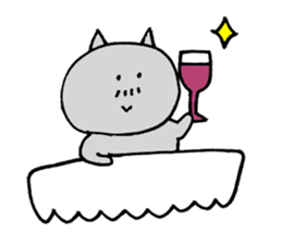 ojisan neko ume sticker #9446907