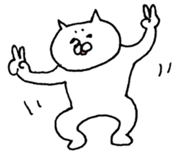 The cat which I drew 9 sticker #9447443