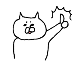 The cat which I drew 9 sticker #9447444