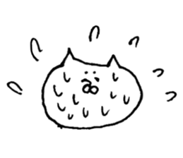 The cat which I drew 9 sticker #9447445