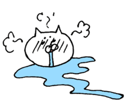 The cat which I drew 9 sticker #9447446